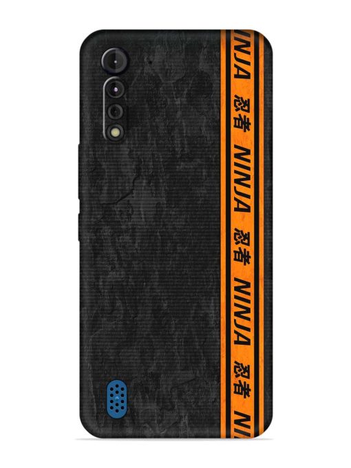 Ninja Srtips Embossed Soft Silicone Case for Motorola G8 Power Lite