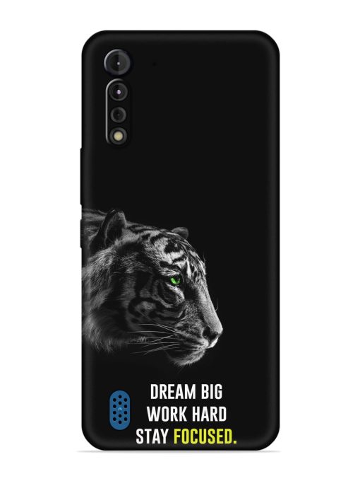 Dream Big Work Hard Embossed Soft Silicone Case for Motorola G8 Power Lite Zapvi