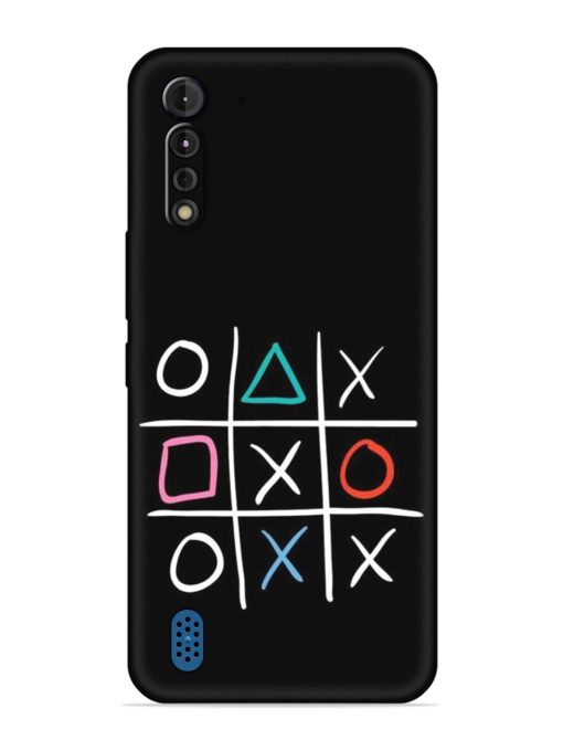 Super Neon Tic-Tac-Toe Embossed Soft Silicone Case for Motorola G8 Power Lite Zapvi