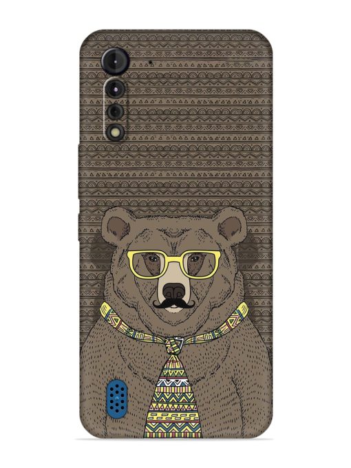 Grizzly Bear Embossed Soft Silicone Case for Motorola G8 Power Lite Zapvi