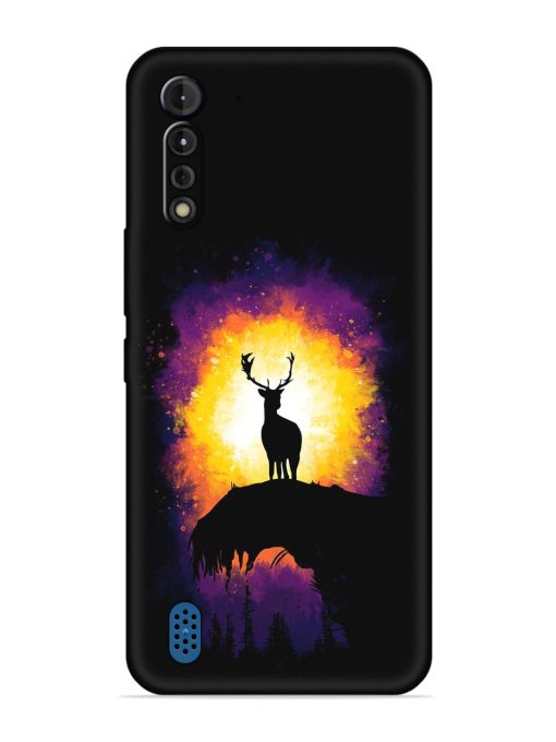 Elk Animal Art Embossed Soft Silicone Case for Motorola G8 Power Lite Zapvi