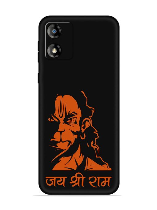 Angry Hanuman Embossed Soft Silicone Case for Motorola Moto E13 Zapvi