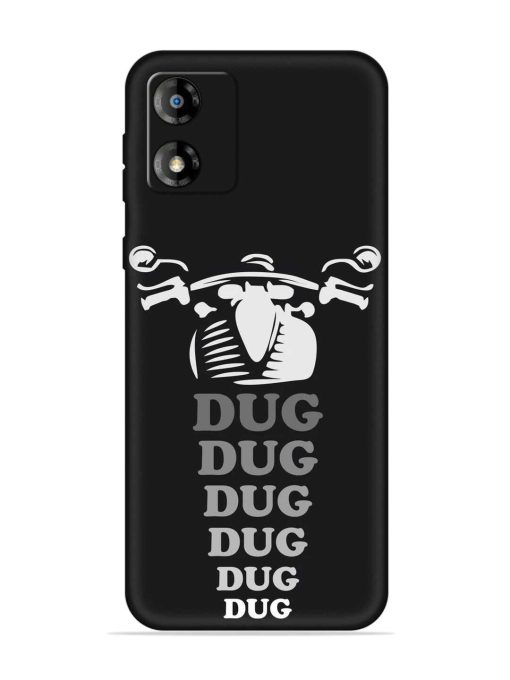 Dug Dug Dug Embossed Soft Silicone Case for Motorola Moto E13