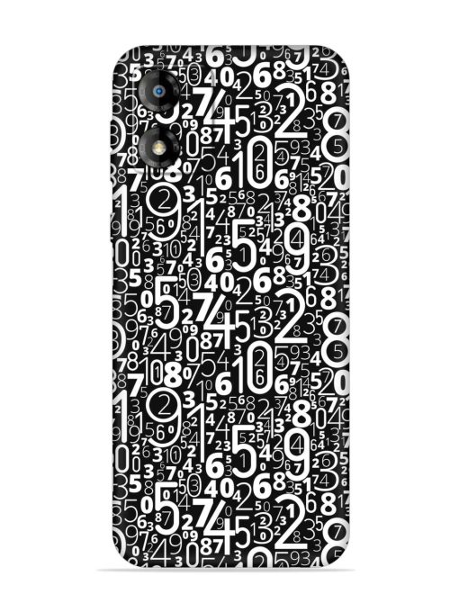 Many Numbers Different Embossed Soft Silicone Case for Motorola Moto E13 Zapvi