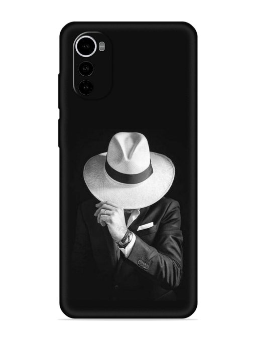 Men Under Hat Embossed Soft Silicone Case for Motorola Moto E32S Zapvi