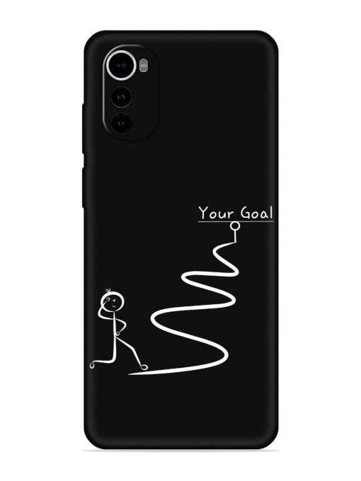 Your Goal Embossed Soft Silicone Case for Motorola Moto E32S Zapvi