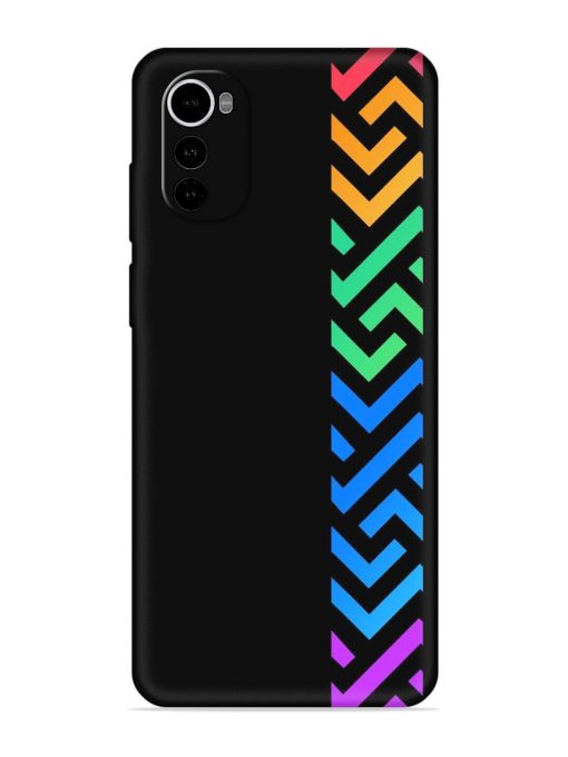 Colorshape Stripes Embossed Soft Silicone Case for Motorola Moto E32S Zapvi