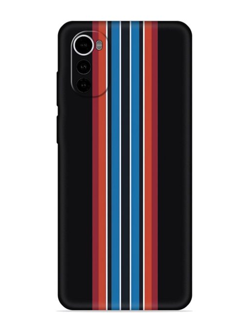 Vertical Strips Embossed Soft Silicone Case for Motorola Moto E32S Zapvi