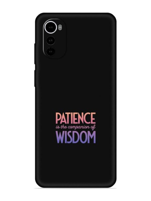 Patience Is The Embossed Soft Silicone Case for Motorola Moto E32S Zapvi