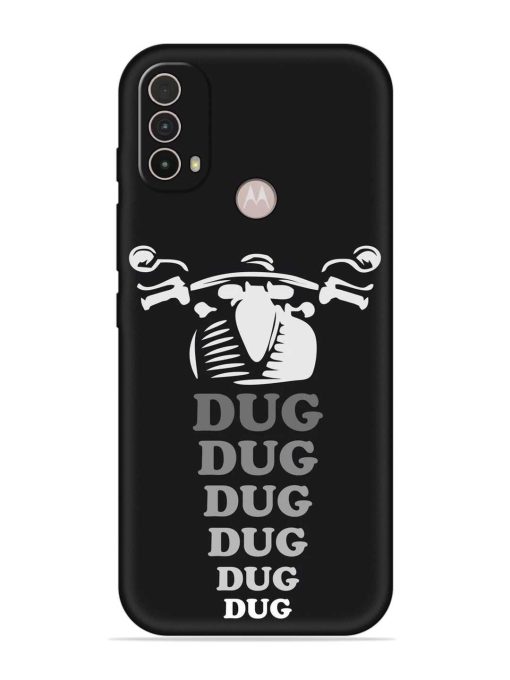 Dug Dug Dug Embossed Soft Silicone Case for Motorola Moto E40 Zapvi