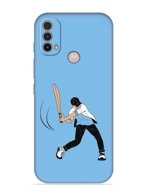 Cricket Gully Boy Embossed Soft Silicone Case for Motorola Moto E40 Zapvi