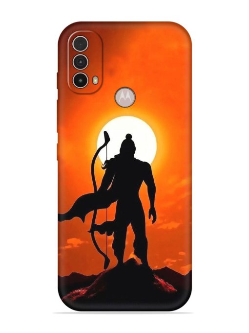 Shree Ram Embossed Soft Silicone Case for Motorola Moto E40 Zapvi