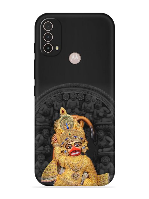 Indian Gold Hanuman Embossed Soft Silicone Case for Motorola Moto E40 Zapvi