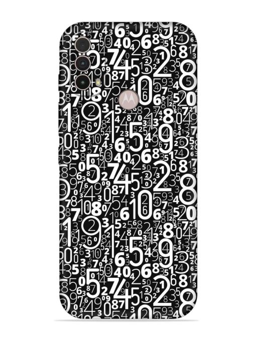 Many Numbers Different Embossed Soft Silicone Case for Motorola Moto E40