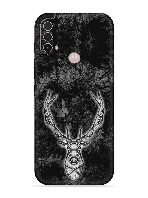 Ancient Deer Embossed Soft Silicone Case for Motorola Moto E40 Zapvi