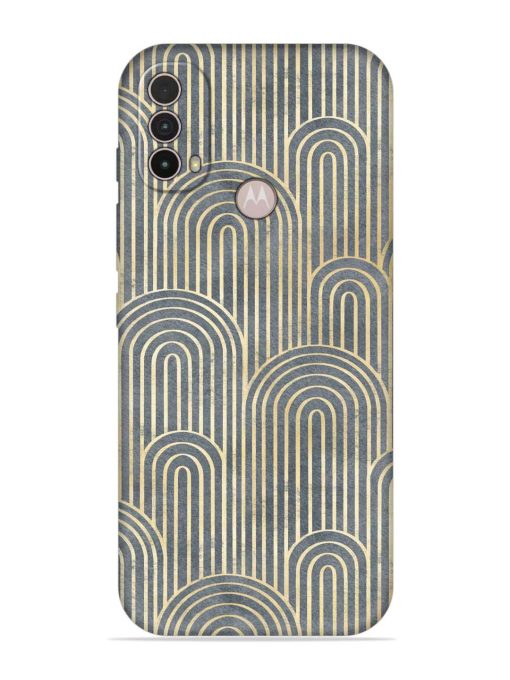 Art Deco Style Embossed Soft Silicone Case for Motorola Moto E40 Zapvi