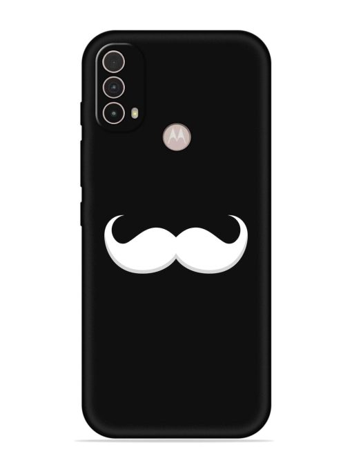 Mustache Vector Embossed Soft Silicone Case for Motorola Moto E40 Zapvi