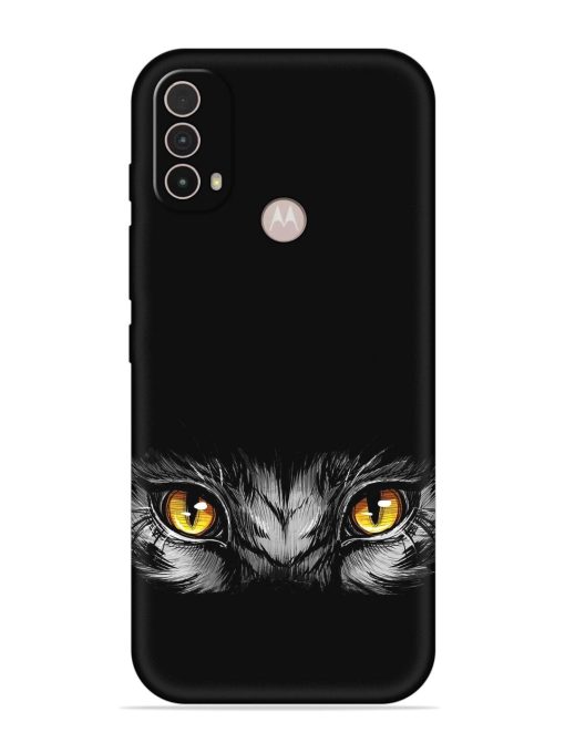 Scary Eye Embossed Soft Silicone Case for Motorola Moto E40 Zapvi