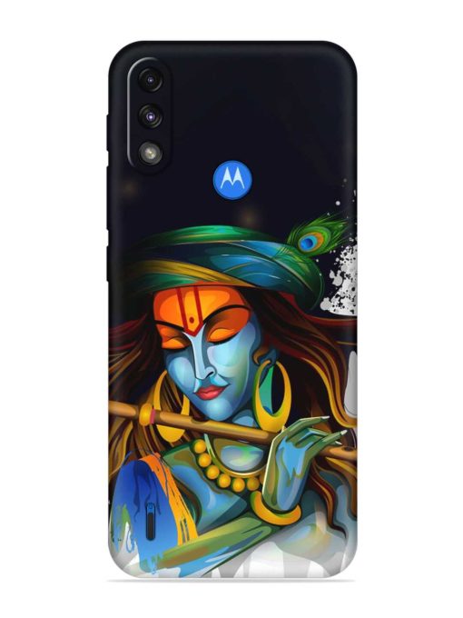 Krishna Art Embossed Soft Silicone Case for Motorola Moto E7 Power Zapvi