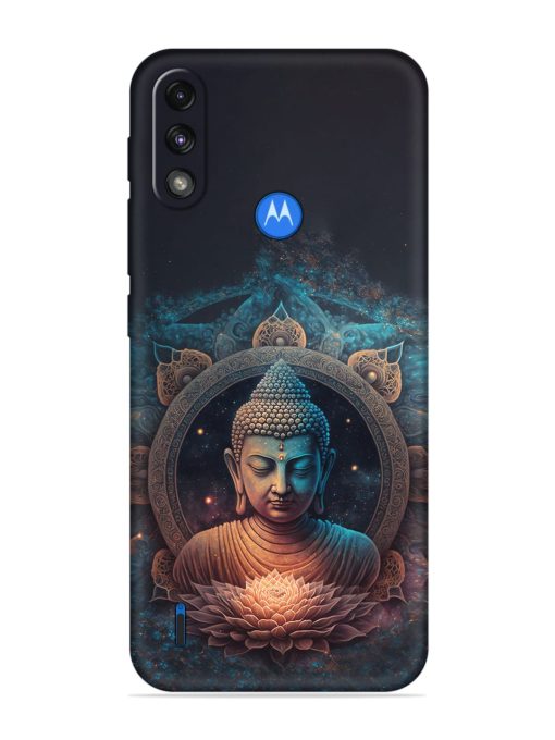 Gautam Buddha Embossed Soft Silicone Case for Motorola Moto E7 Power