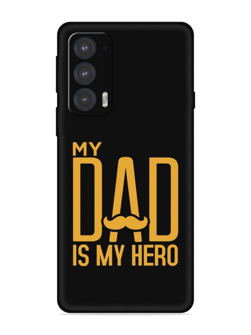 My Dad Is My Hero Embossed Soft Silicone Case for Motorola Moto Edge 20