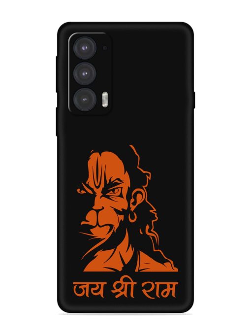 Angry Hanuman Embossed Soft Silicone Case for Motorola Moto Edge 20 Zapvi