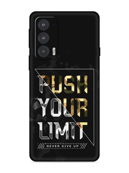 Push Your Limits Embossed Soft Silicone Case for Motorola Moto Edge 20 Zapvi