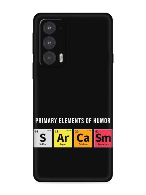 Primary Elements Humor Embossed Soft Silicone Case for Motorola Moto Edge 20 Zapvi