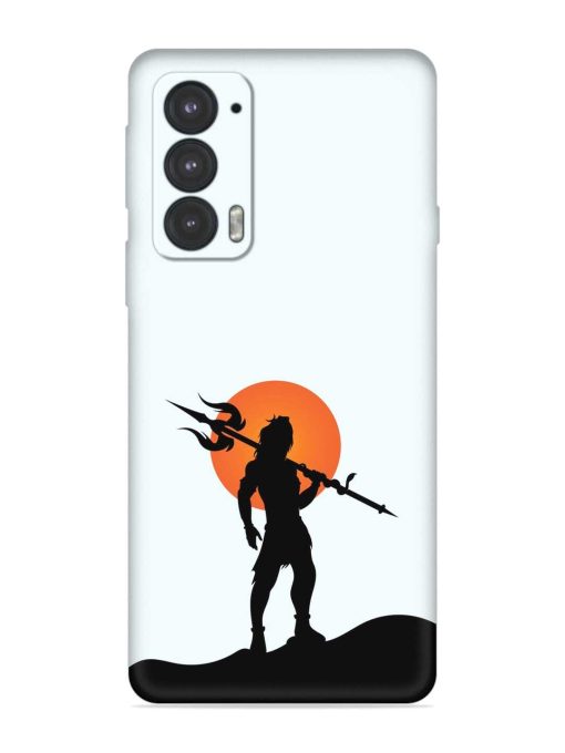 Lord Mahadev Trendy Embossed Soft Silicone Case for Motorola Moto Edge 20 Zapvi