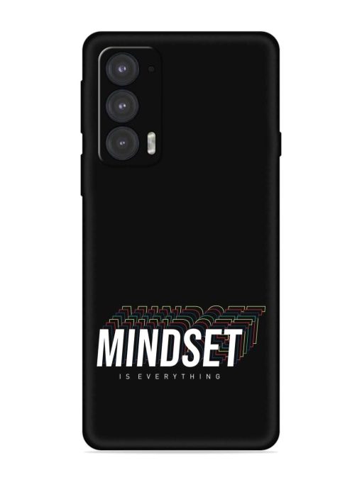 Mindset Everything Slogan Embossed Soft Silicone Case for Motorola Moto Edge 20