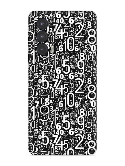 Many Numbers Different Embossed Soft Silicone Case for Motorola Moto Edge 20 Zapvi