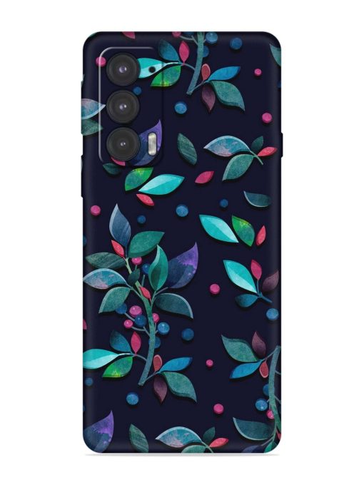 Decorative Watercolor Flower Embossed Soft Silicone Case for Motorola Moto Edge 20 Zapvi