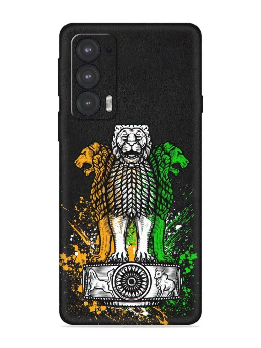 Pillars Of Ashoka Embossed Soft Silicone Case for Motorola Moto Edge 20 Zapvi