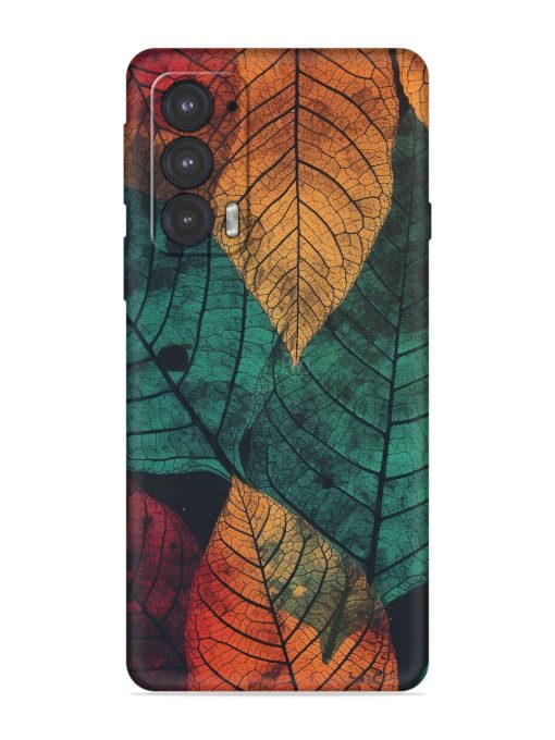 Leaves Artwork Embossed Soft Silicone Case for Motorola Moto Edge 20 Zapvi