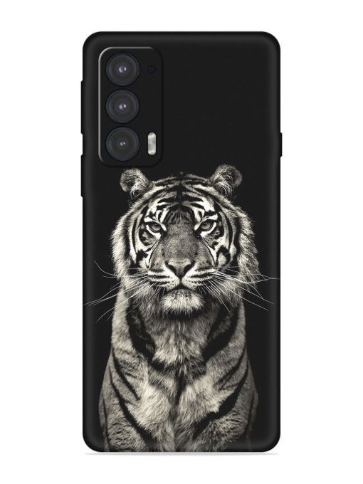 Tiger Art Embossed Soft Silicone Case for Motorola Moto Edge 20 Zapvi