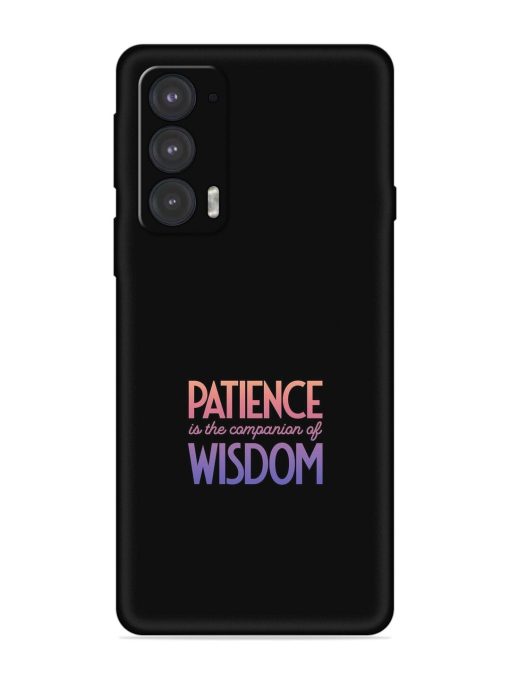 Patience Is The Embossed Soft Silicone Case for Motorola Moto Edge 20 Zapvi