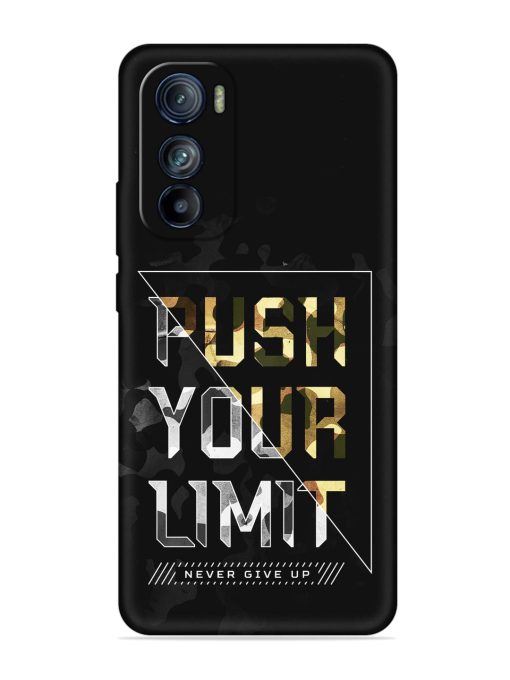 Push Your Limits Embossed Soft Silicone Case for Motorola Moto Edge 30 Zapvi