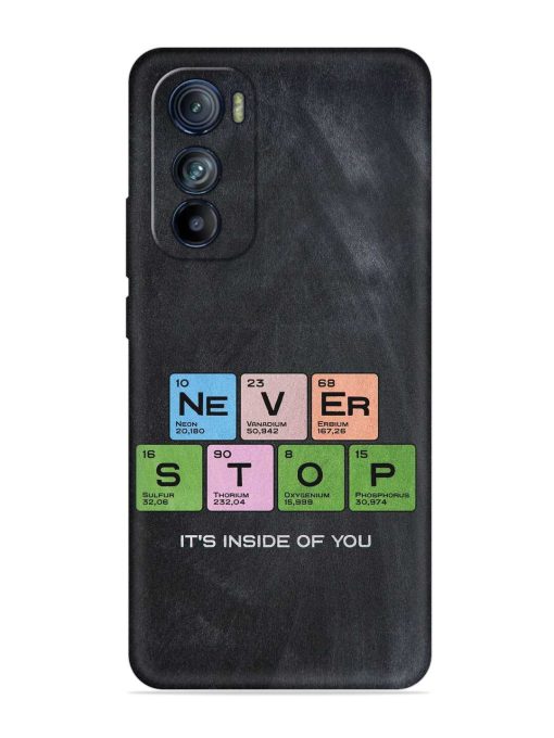 Never Stop It'S Inside Of You Embossed Soft Silicone Case for Motorola Moto Edge 30 Zapvi