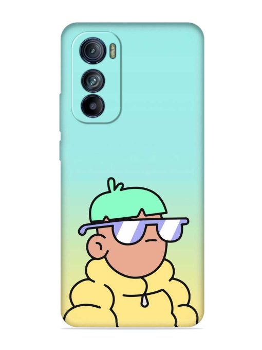 Doodles Cool Character Embossed Soft Silicone Case for Motorola Moto Edge 30 Zapvi