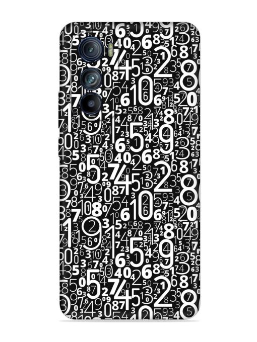 Many Numbers Different Embossed Soft Silicone Case for Motorola Moto Edge 30 Zapvi