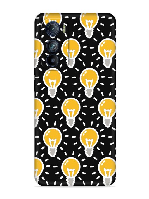 Light Bulb Seamless Embossed Soft Silicone Case for Motorola Moto Edge 30 Zapvi