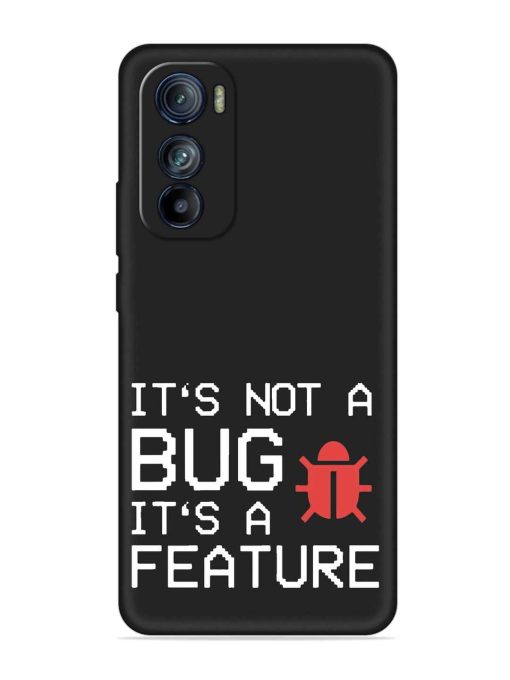 Not Bug Feature Embossed Soft Silicone Case for Motorola Moto Edge 30 Zapvi