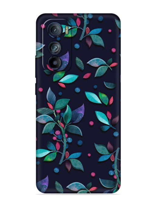 Decorative Watercolor Flower Embossed Soft Silicone Case for Motorola Moto Edge 30 Zapvi