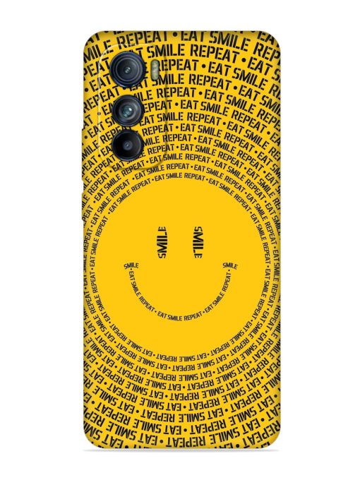 Smiley Embossed Soft Silicone Case for Motorola Moto Edge 30 Zapvi