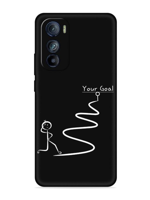 Your Goal Embossed Soft Silicone Case for Motorola Moto Edge 30 Zapvi