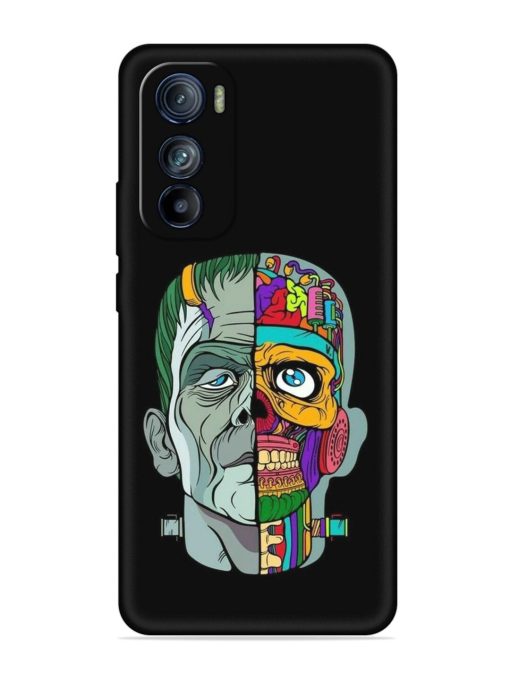 Men Vs Skull Embossed Soft Silicone Case for Motorola Moto Edge 30 Zapvi