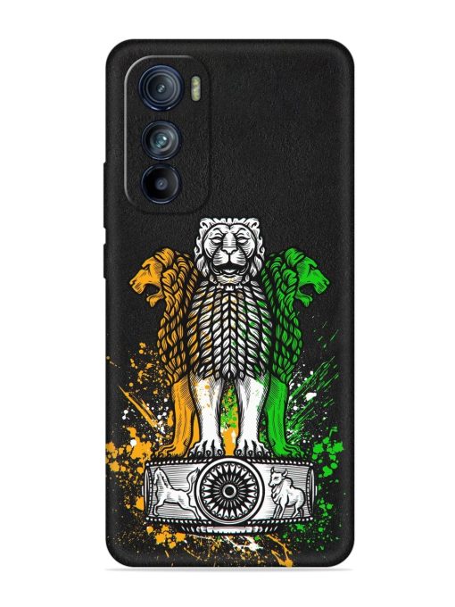 Pillars Of Ashoka Embossed Soft Silicone Case for Motorola Moto Edge 30 Zapvi