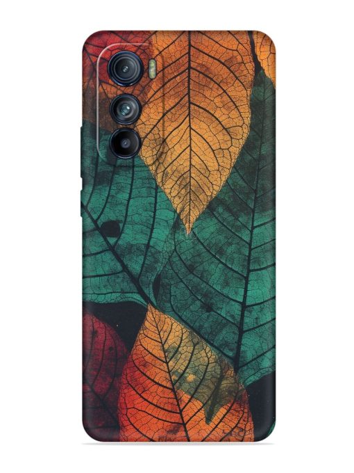 Leaves Artwork Embossed Soft Silicone Case for Motorola Moto Edge 30 Zapvi