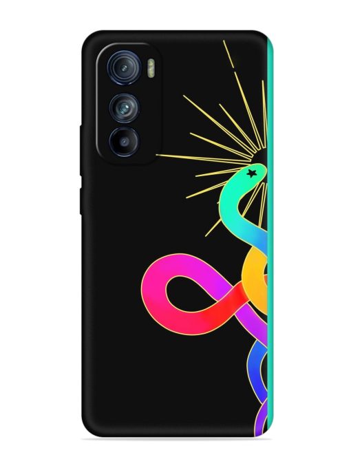 Art Geometric Abstraction Embossed Soft Silicone Case for Motorola Moto Edge 30 Zapvi