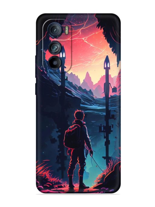 Cgs Artwork Embossed Soft Silicone Case for Motorola Moto Edge 30 Zapvi